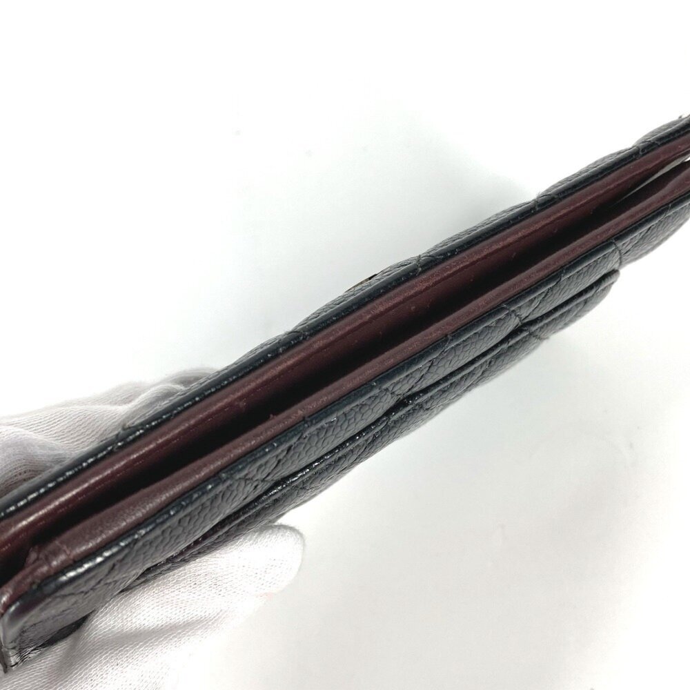 CHANEL Black Caviar Leather Logo Wallet - Picture 12 of 16